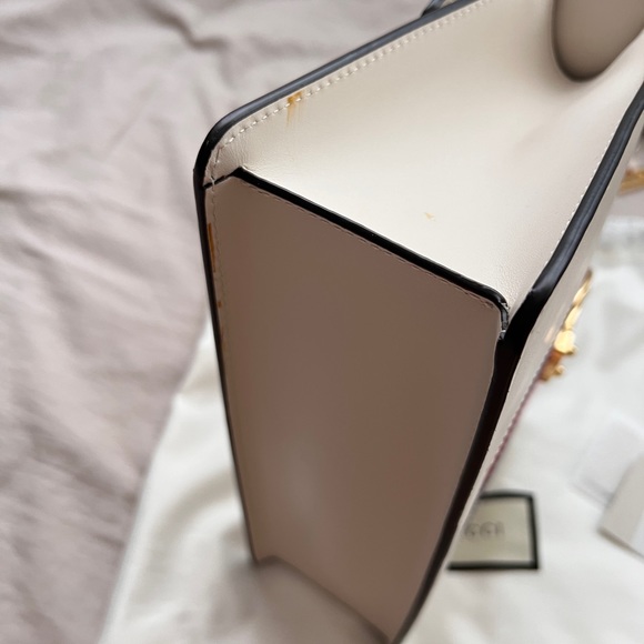 Auth Gucci White Sylvie Small Bag - Excellent condition - Picture 4 of 16